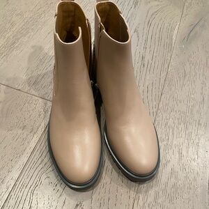 Kate Spade Cream Ankle Boots